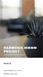 Mobile Screenshot of harmonik-mmmmproject.com